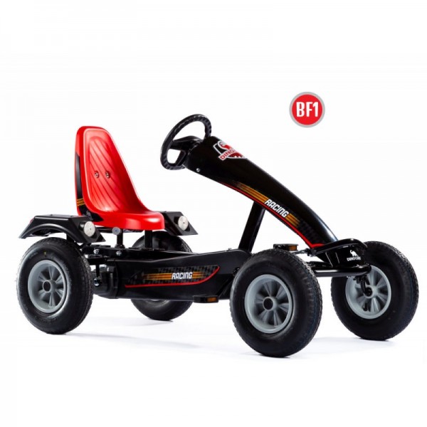 Kart cu pedale Dino Cars Super Sport BF1 (negru)